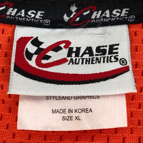 Vintage Chase Authentics NASCAR Tony Stewart 20 Orange Jersey Men’s Size XL - Picture 9 of 10
